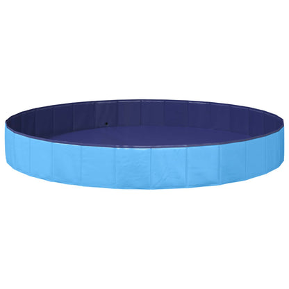 vidaXL Children Swimming Pool Folding Blue Ø300 x 38 cm