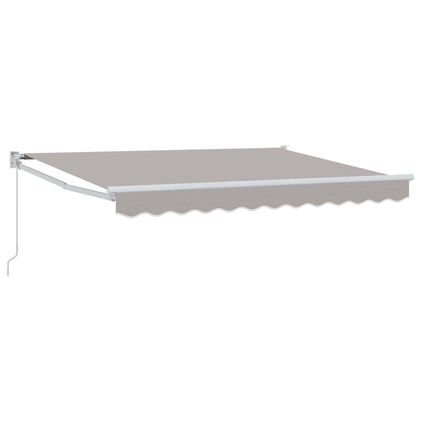 vidaXL Retractable Awning Light Grey 3 x 2 m