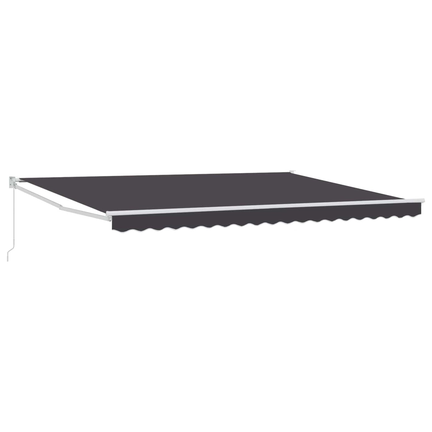 vidaXL Retractable Awning Anthracite 4 x 2 m