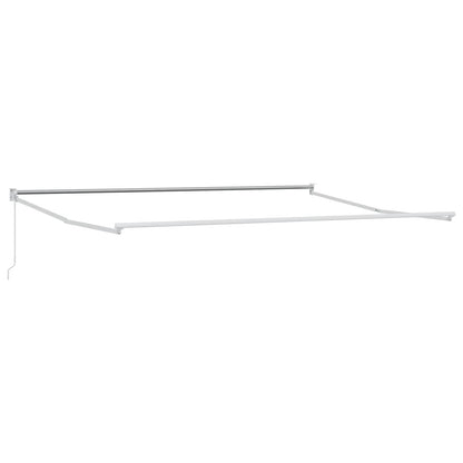 vidaXL Retractable Awning Brown 4 x 2 m 100% Polyester and Aluminium
