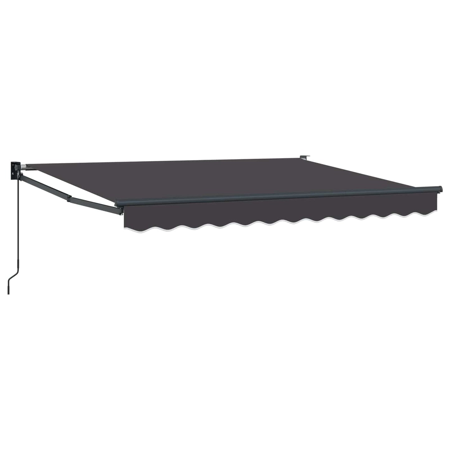 vidaXL Retractable Awning Anthracite 2.5 x 2 m