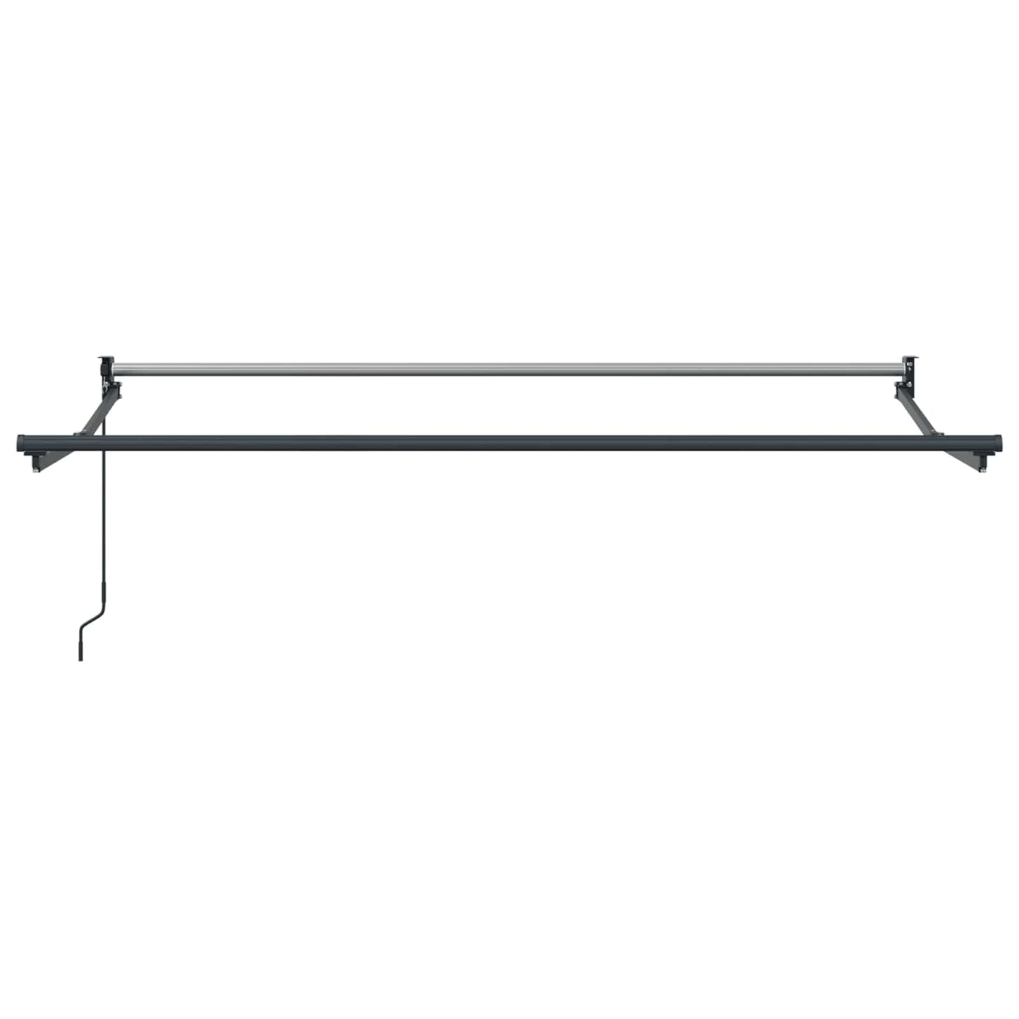 vidaXL Retractable Awning Anthracite 2.5 x 2 m