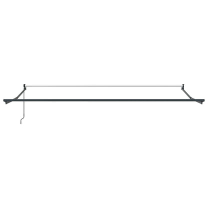 vidaXL Retractable Awning Blue and White 4 x 2 m