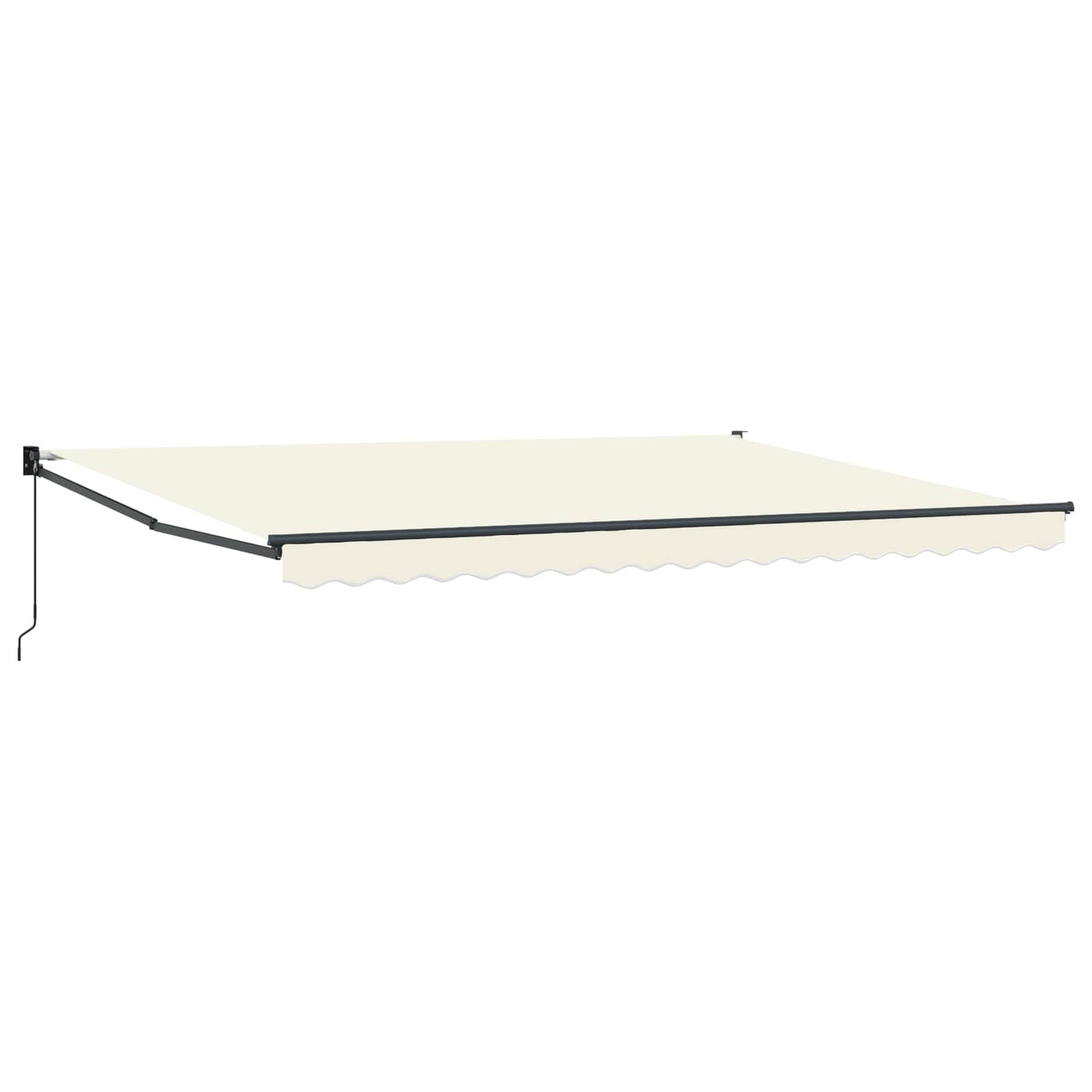 vidaXL Retractable Awning Cream 4 x 2 m 100% Polyester and Aluminium