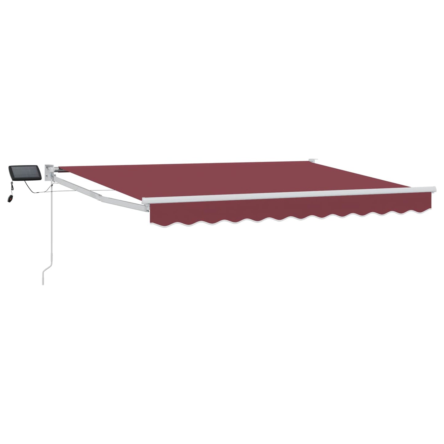 vidaXL Manual Retractable Awning with LEDs 3.5 x 2 m