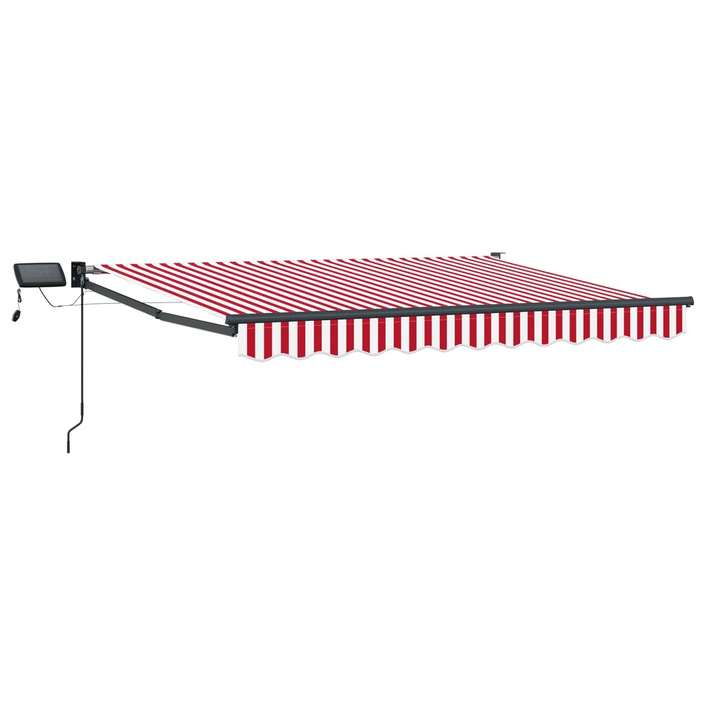 vidaXL Manual Retractable Awning with LEDs 2.5 x 2 m