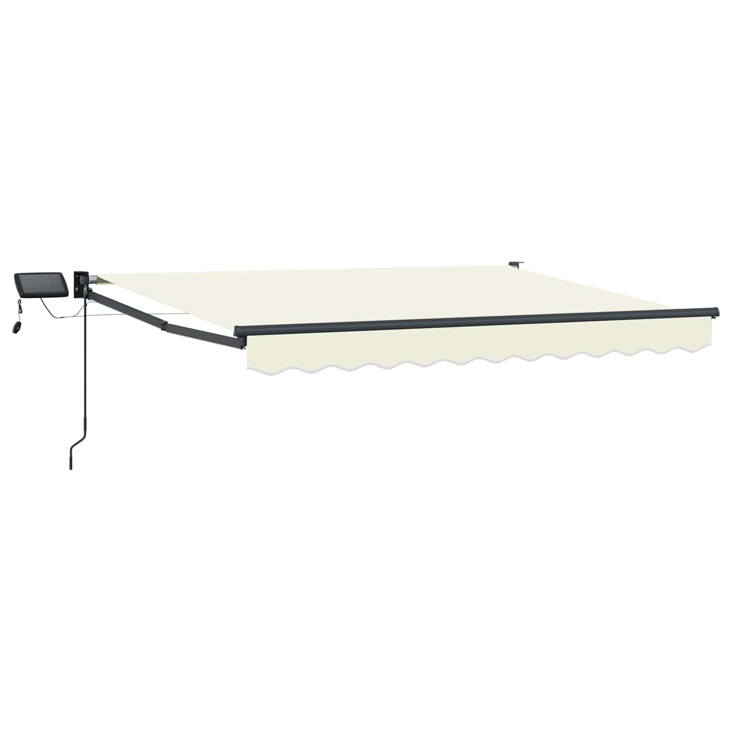 vidaXL Manual Retractable Awning with LEDs 3.5 x 2 m