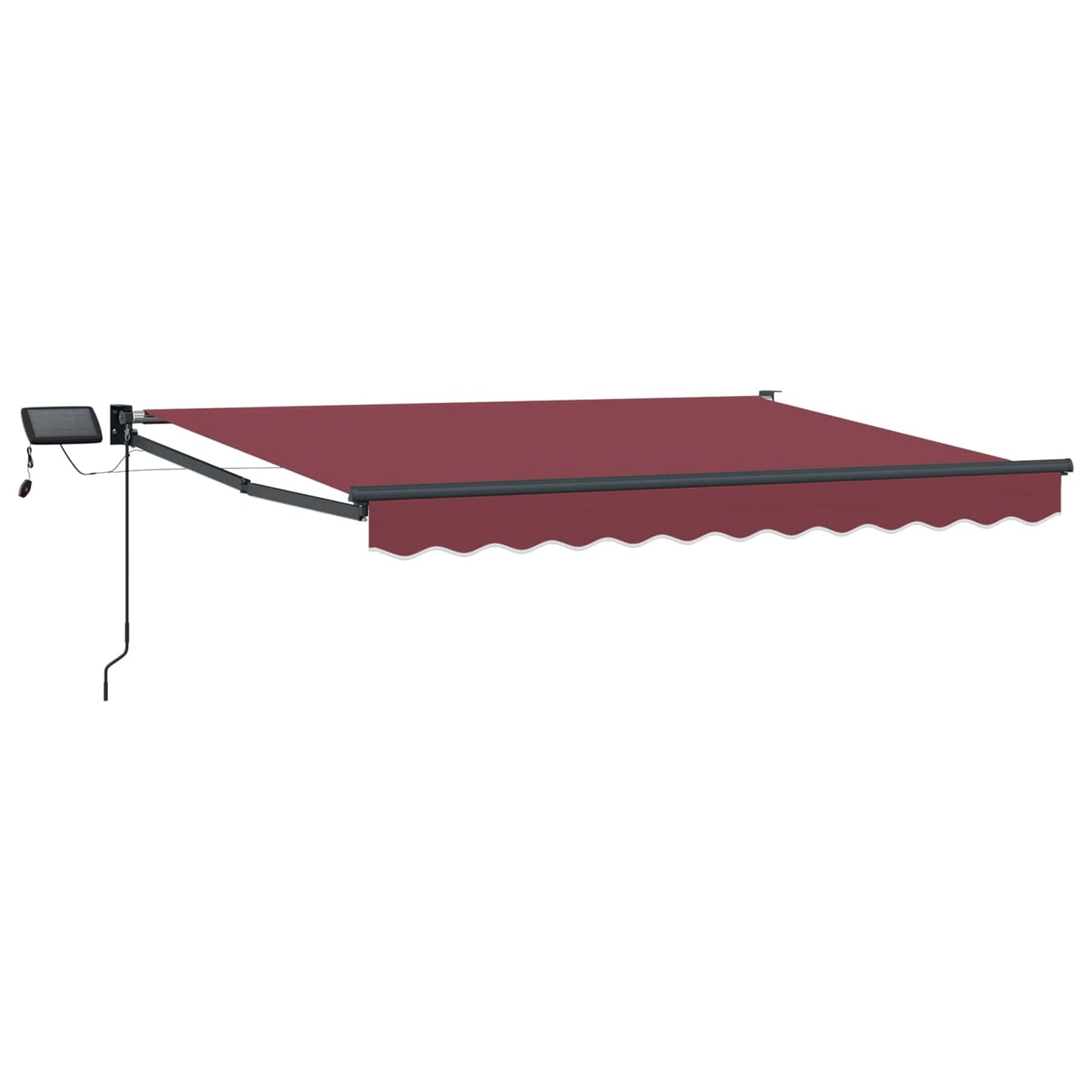 vidaXL Manual Retractable Awning with LEDs 3.5 x 2 m