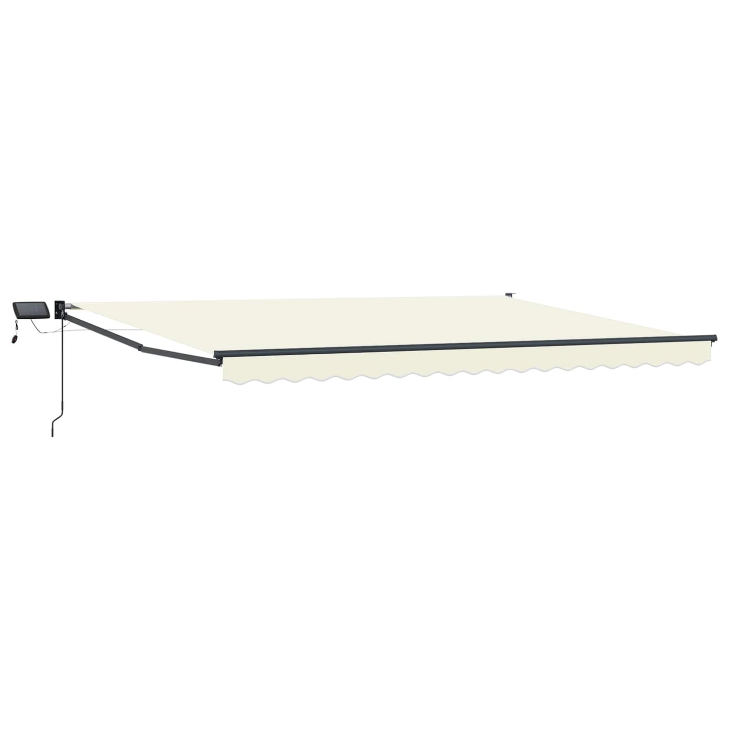 vidaXL Manual Retractable Awning with LEDs 4 x 3 m