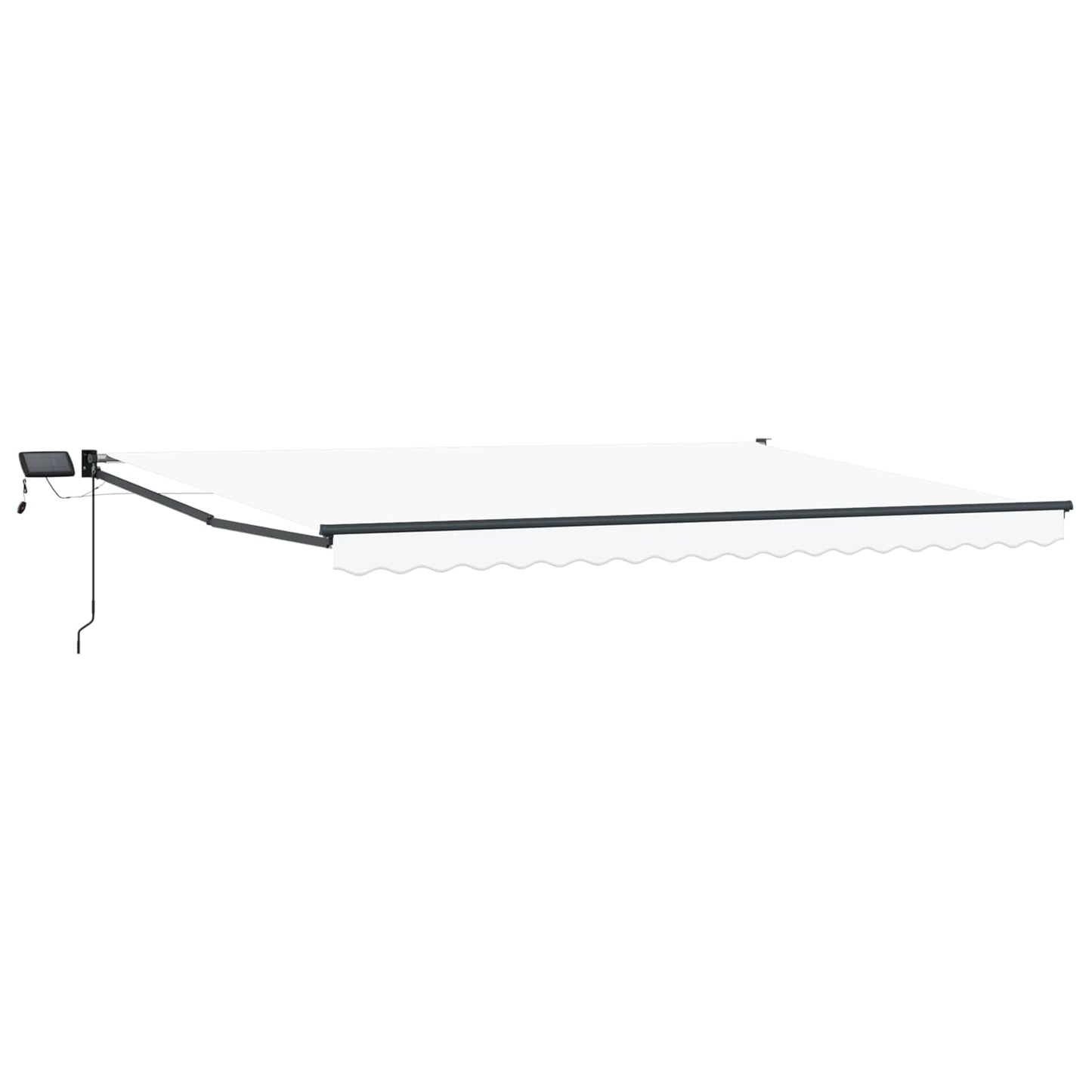 vidaXL Manual Retractable Awning with LEDs 4 x 3 m