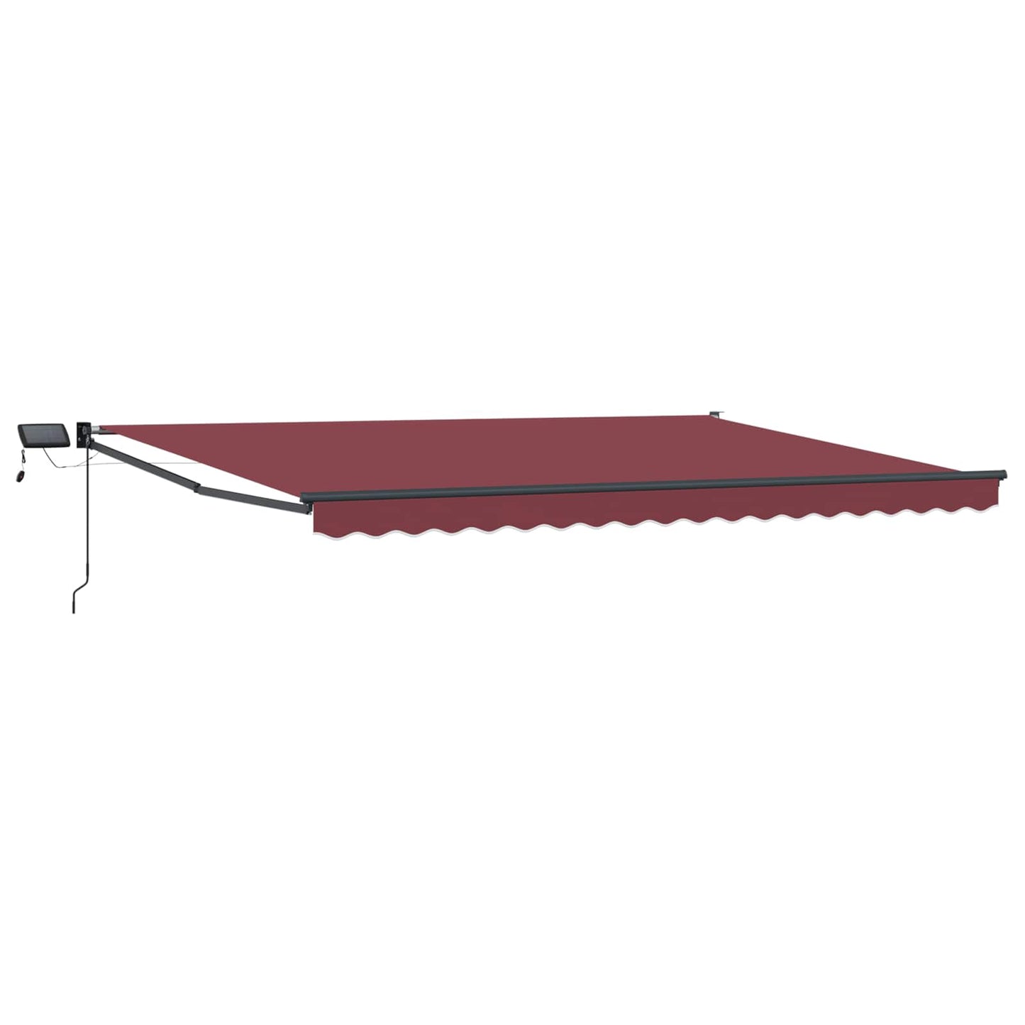 vidaXL Manual Retractable Awning with LEDs 4.5 x 3 m