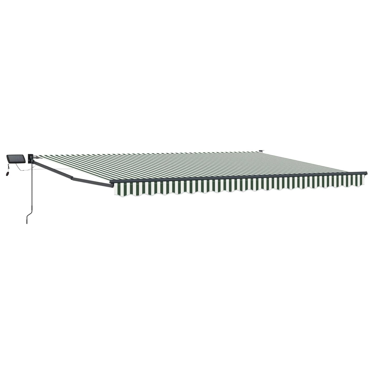 vidaXL Manual Retractable Awning with LEDs 4.5 x 3 m