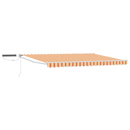 vidaXL Electric Retractable Awning Multicolour 4.5 x 3 m