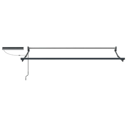 vidaXL Electric Retractable Awning Beige and Anthracite 3.5 x 2 m