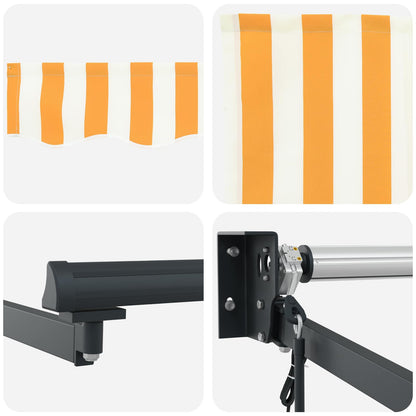 vidaXL Electric Retractable Awning 3.5 x 2.5 m