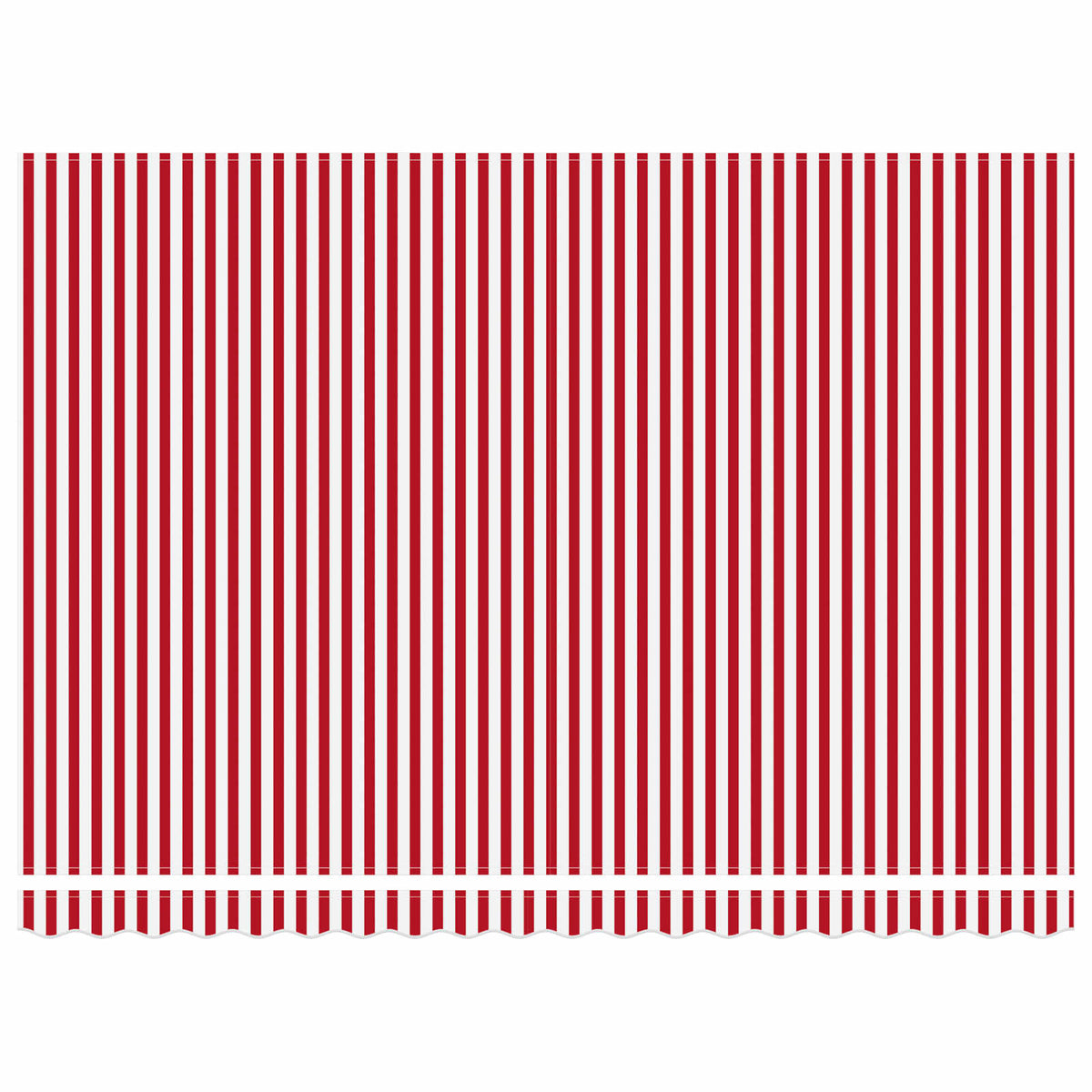 vidaXL Electric Retractable Awning Red, White and Anthracite 4.5 x 3 m