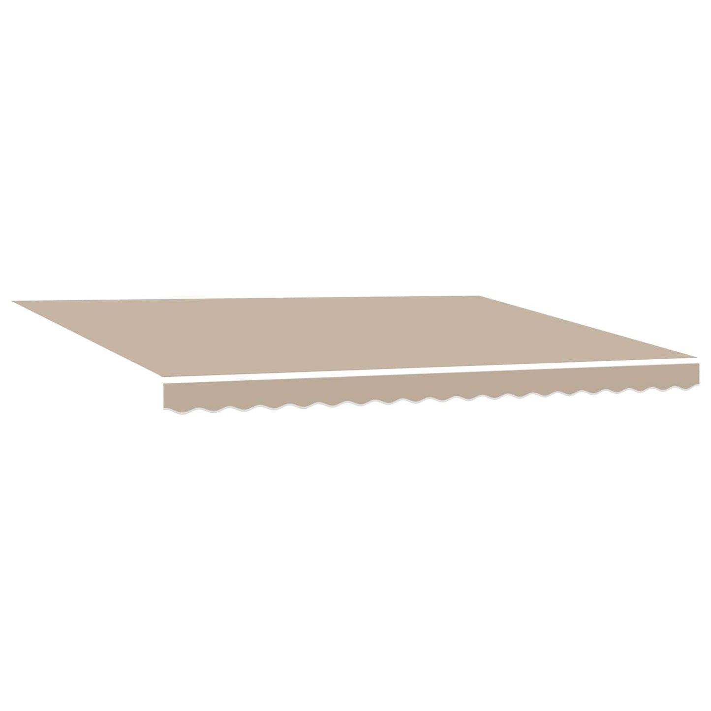 vidaXL Electric Retractable Awning Beige and Anthracite 4.5 x 3 m