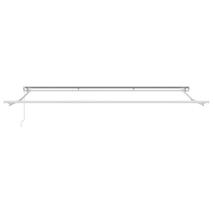 vidaXL Manual Retractable Awning Orange, Black and Yellow 4 x 3.5 m