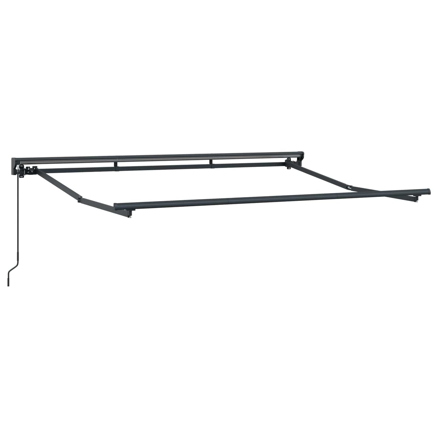 vidaXL Manual Retractable Awning Beige 3.5 x 2 m