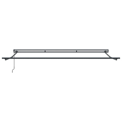 vidaXL Manual Retractable Awning Brown 4 x 2 m