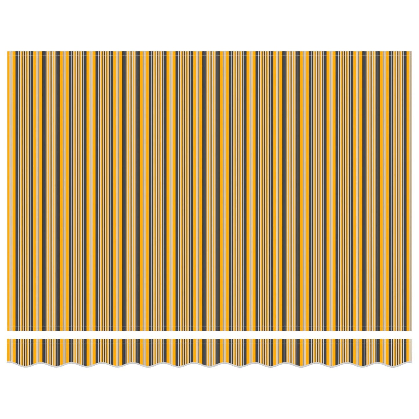 vidaXL Manual Awning Frame with LEDs Yellow, Grey and White 3 x 2.5 m