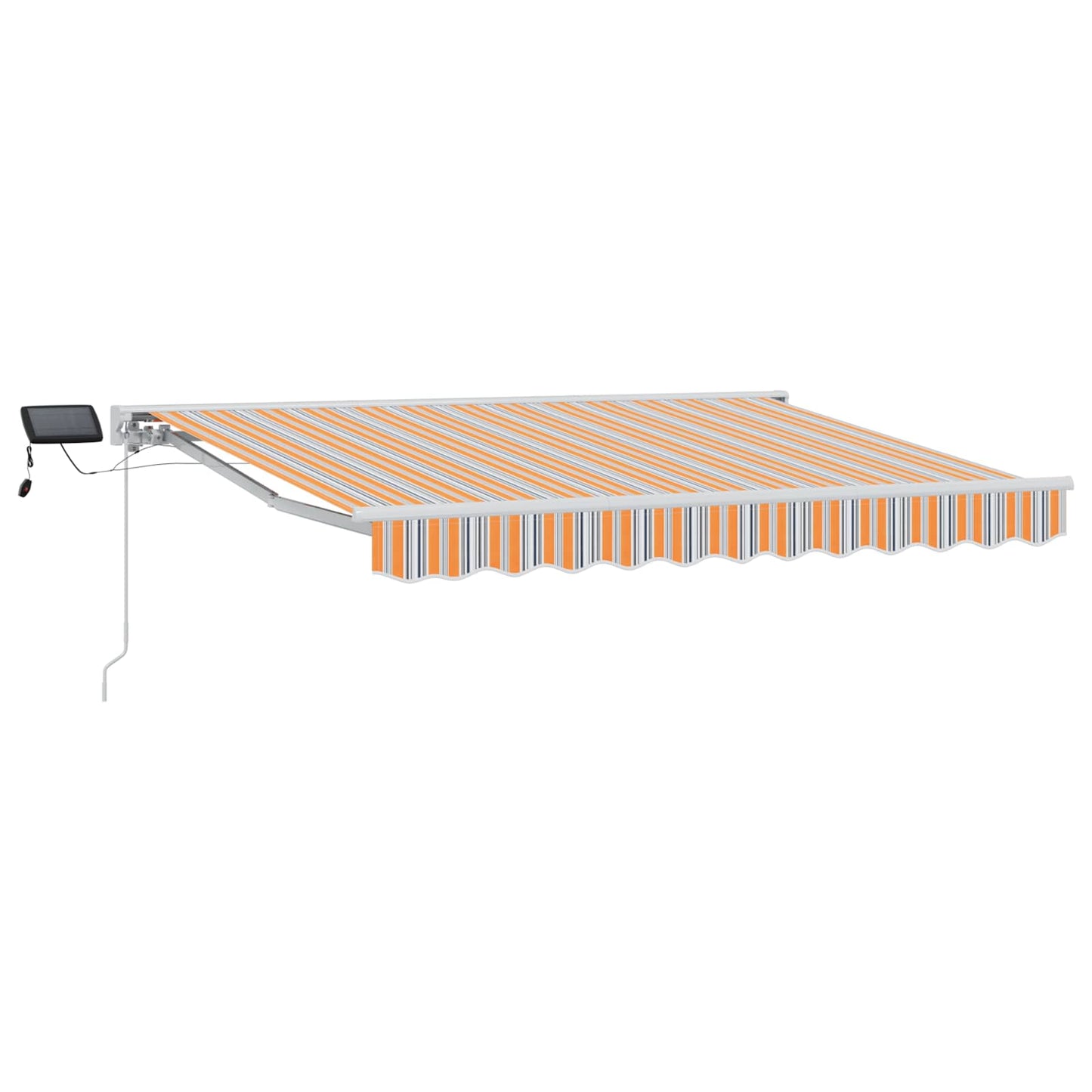 vidaXL Manual Awning Frame with LEDs 3.5 x 2.5 m