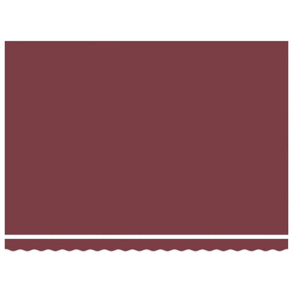 vidaXL Manual Awning Frame with LEDs Burgundy and White 5 x 3.5 m