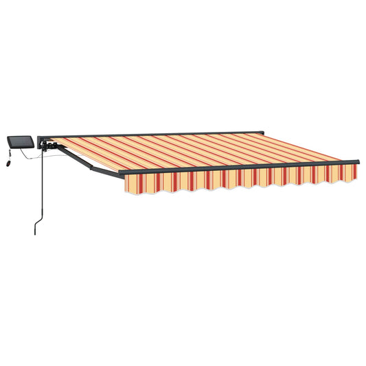 vidaXL Cassette Awning with Solar LED