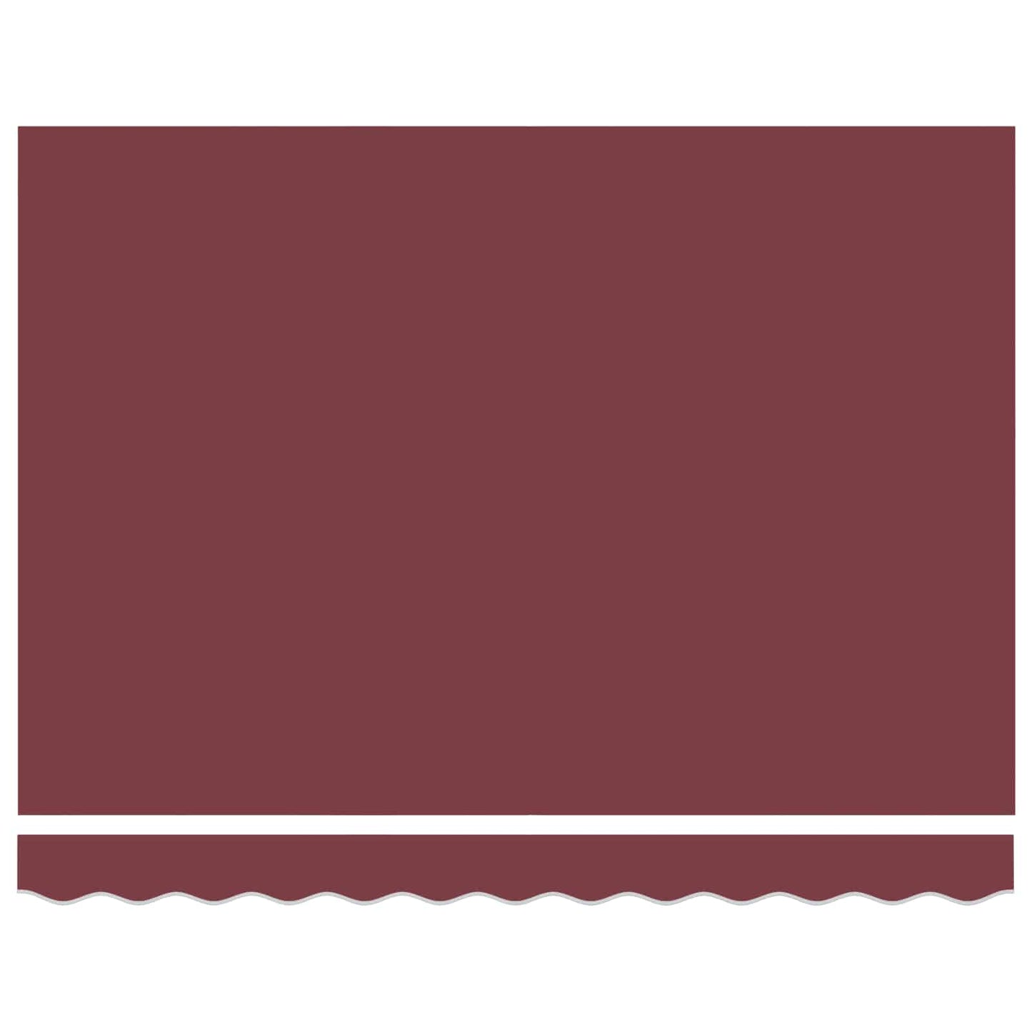 vidaXL Manual Awning Frame with LEDs Burgundy and Anthracite 3.5 x 2 m