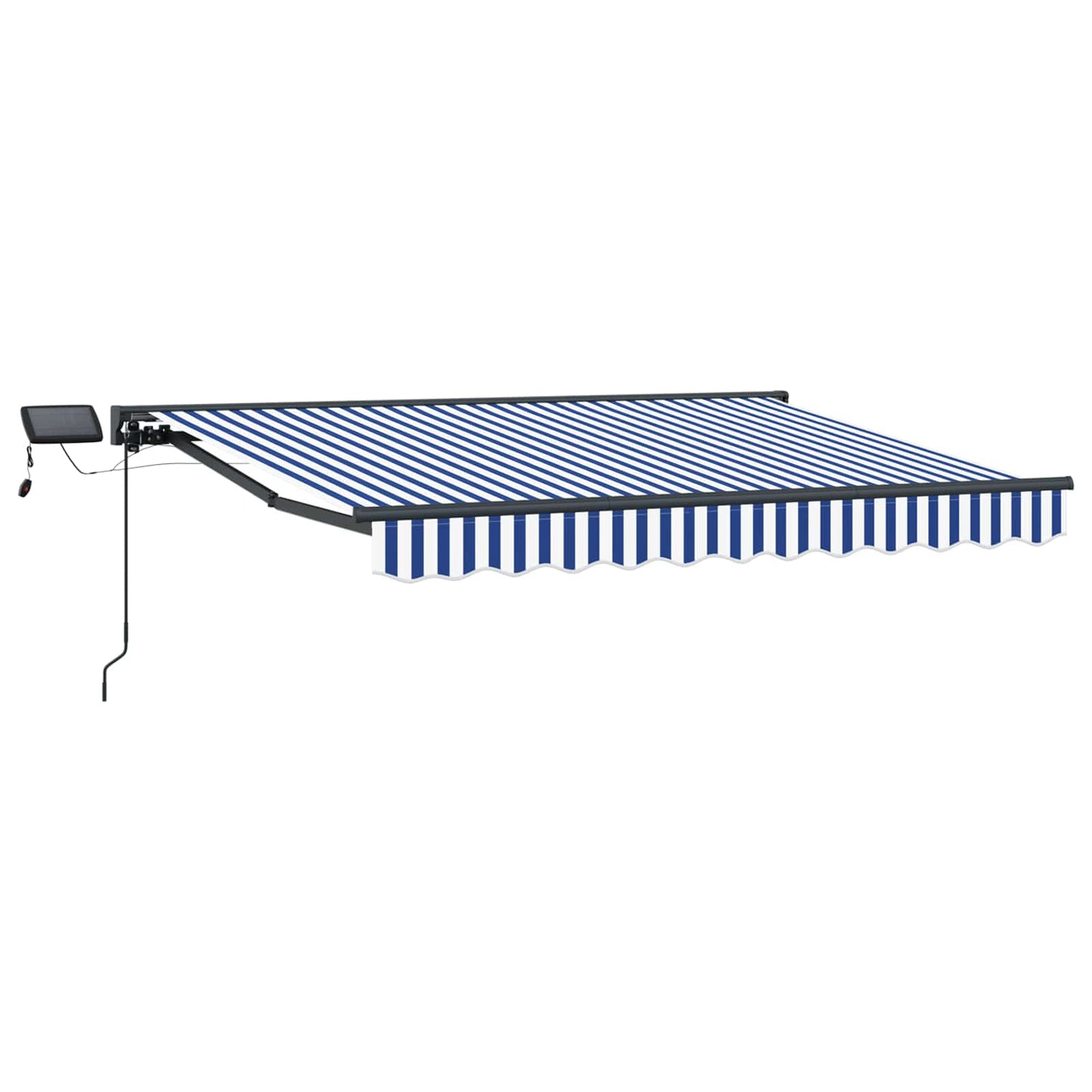 vidaXL Manual Awning Frame with LEDs 3 x 2.5 m