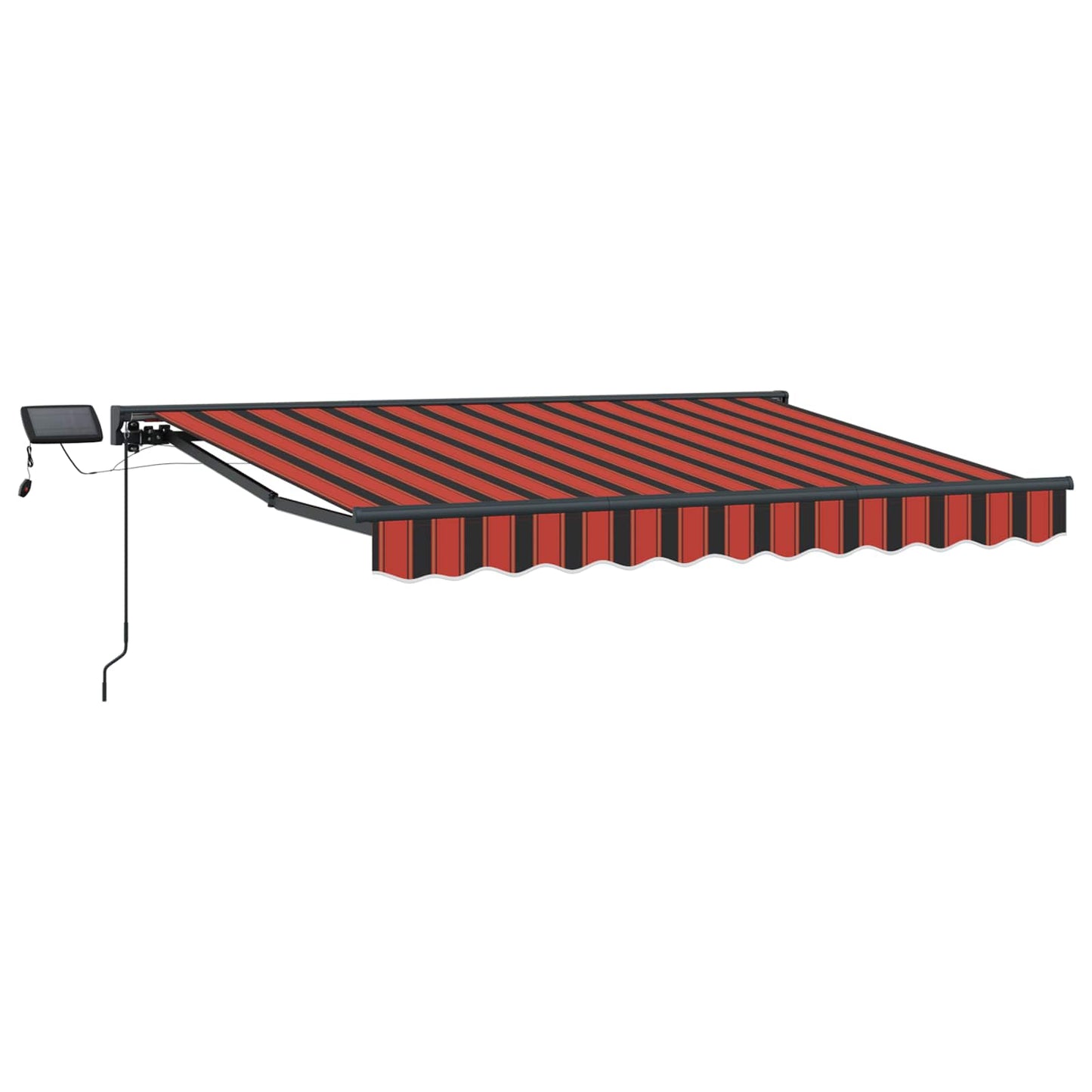 vidaXL Manual Awning Frame with LEDs 3 x 2.5 m