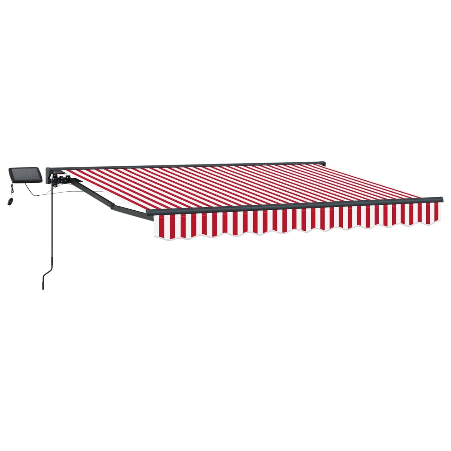 vidaXL Manual Awning Frame with LEDs 3 x 2.5 m