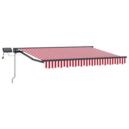 vidaXL Manual Awning Frame with LEDs 3 x 2.5 m