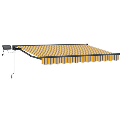 vidaXL Manual Awning Frame with LEDs 3 x 2.5 m