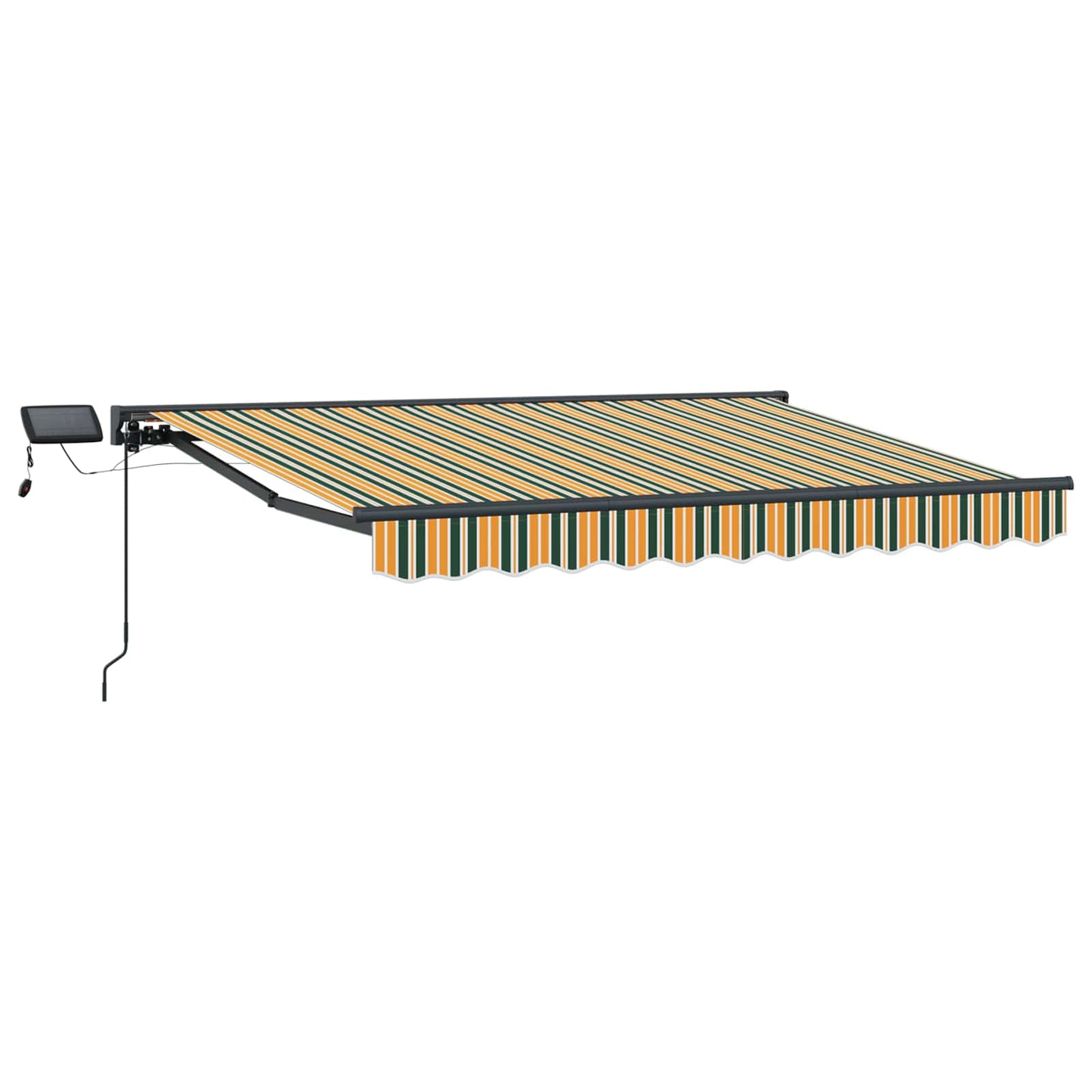vidaXL Manual Awning Frame with LEDs 3 x 2.5 m