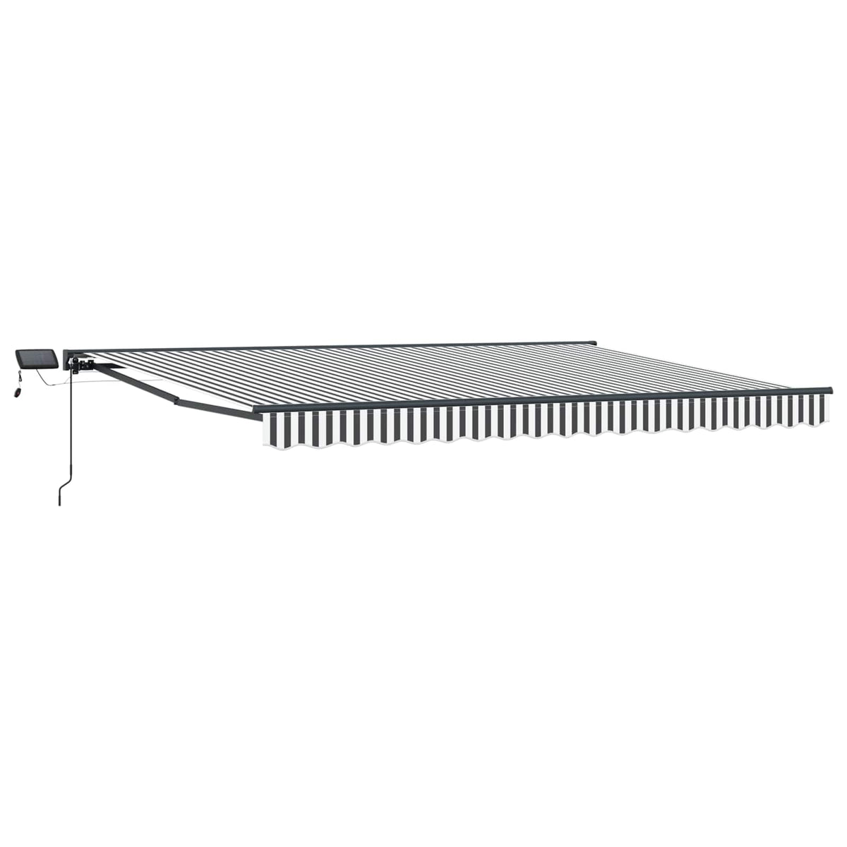 vidaXL Cassette Awning with Solar LED