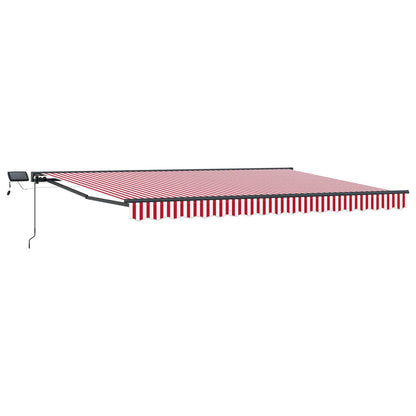 vidaXL Manual Awning Frame with LEDs 4 x 3.5 m