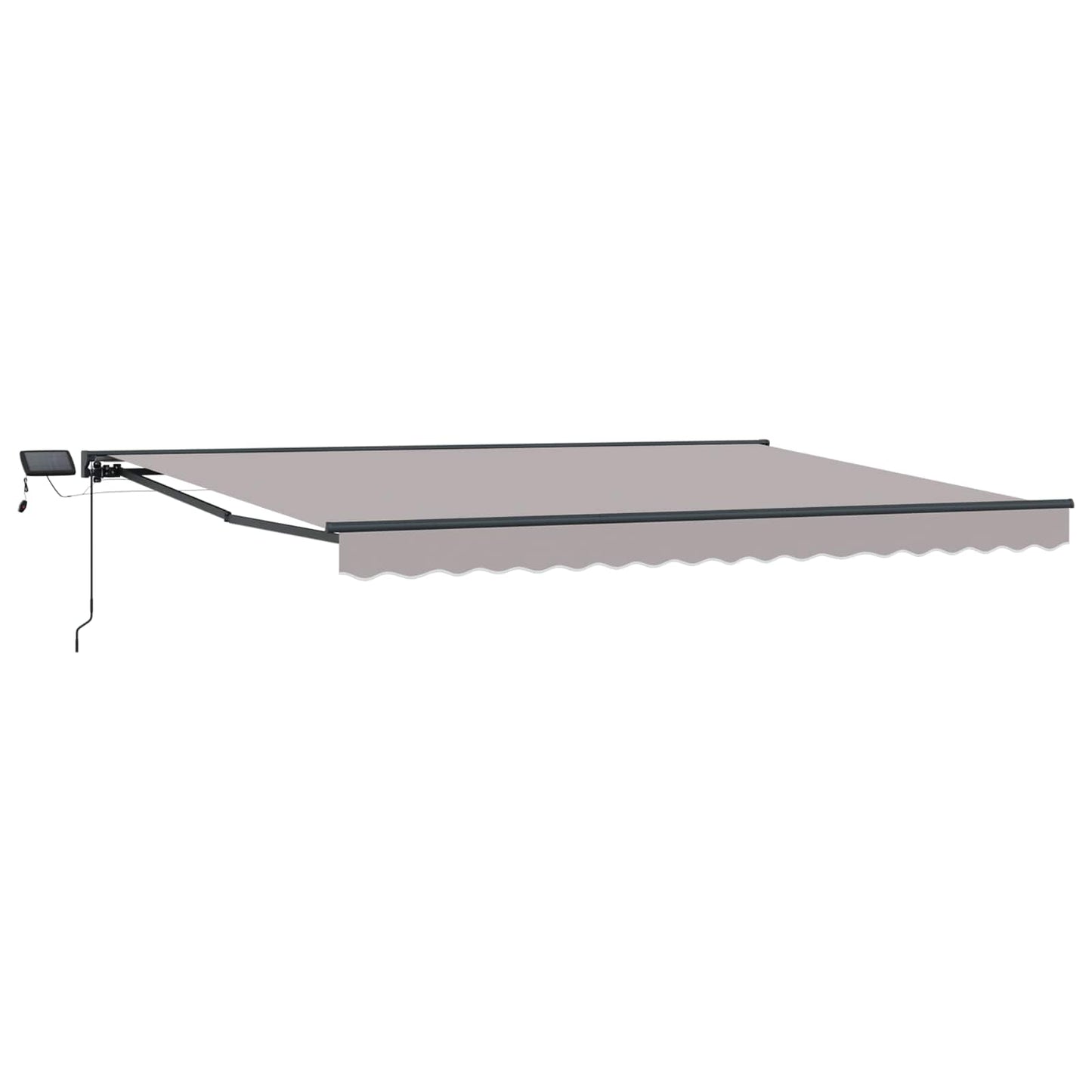 vidaXL Manual Awning Frame with LEDs 4.5 x 3 m