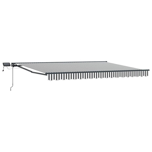 vidaXL Cassette Awning with Solar LED
