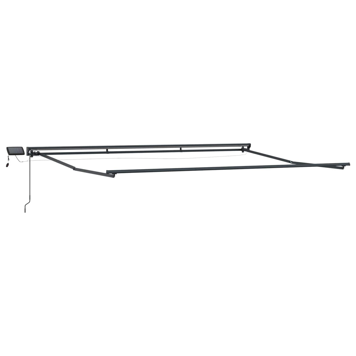 vidaXL Cassette Awning with Solar LED