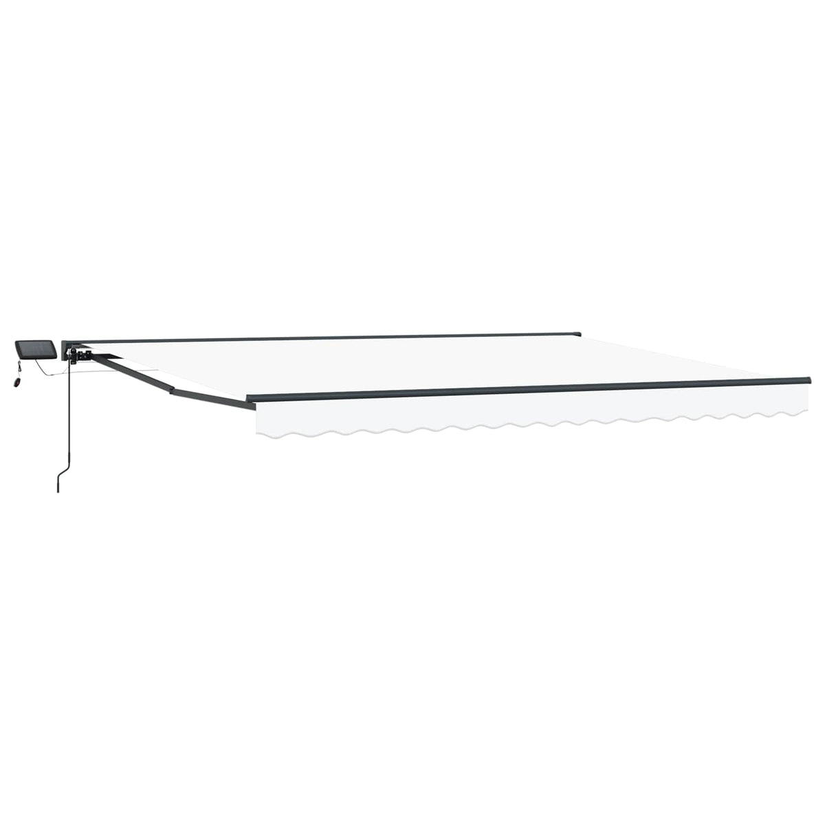 vidaXL Cassette Awning with Solar LED