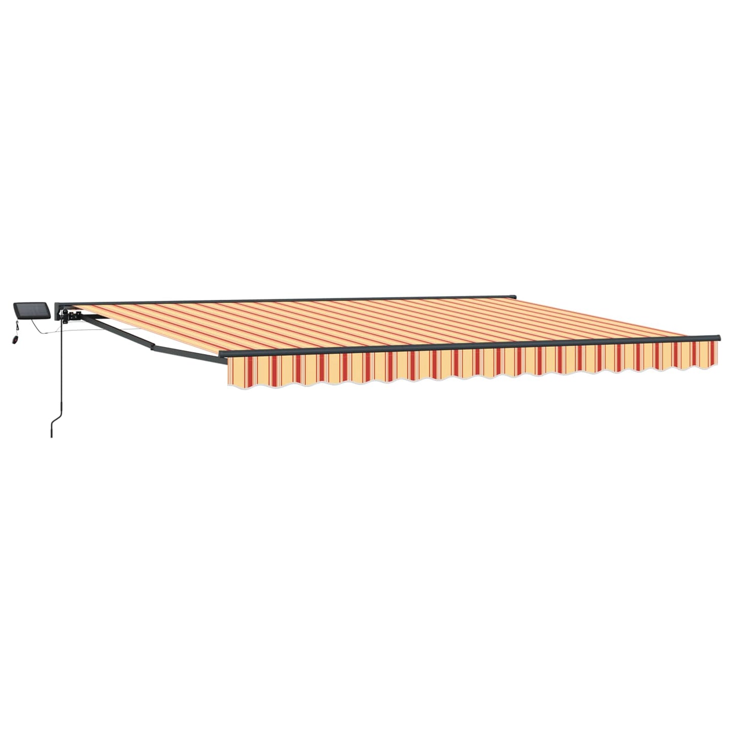 vidaXL Manual Awning Frame with LEDs 5 x 3.5 m