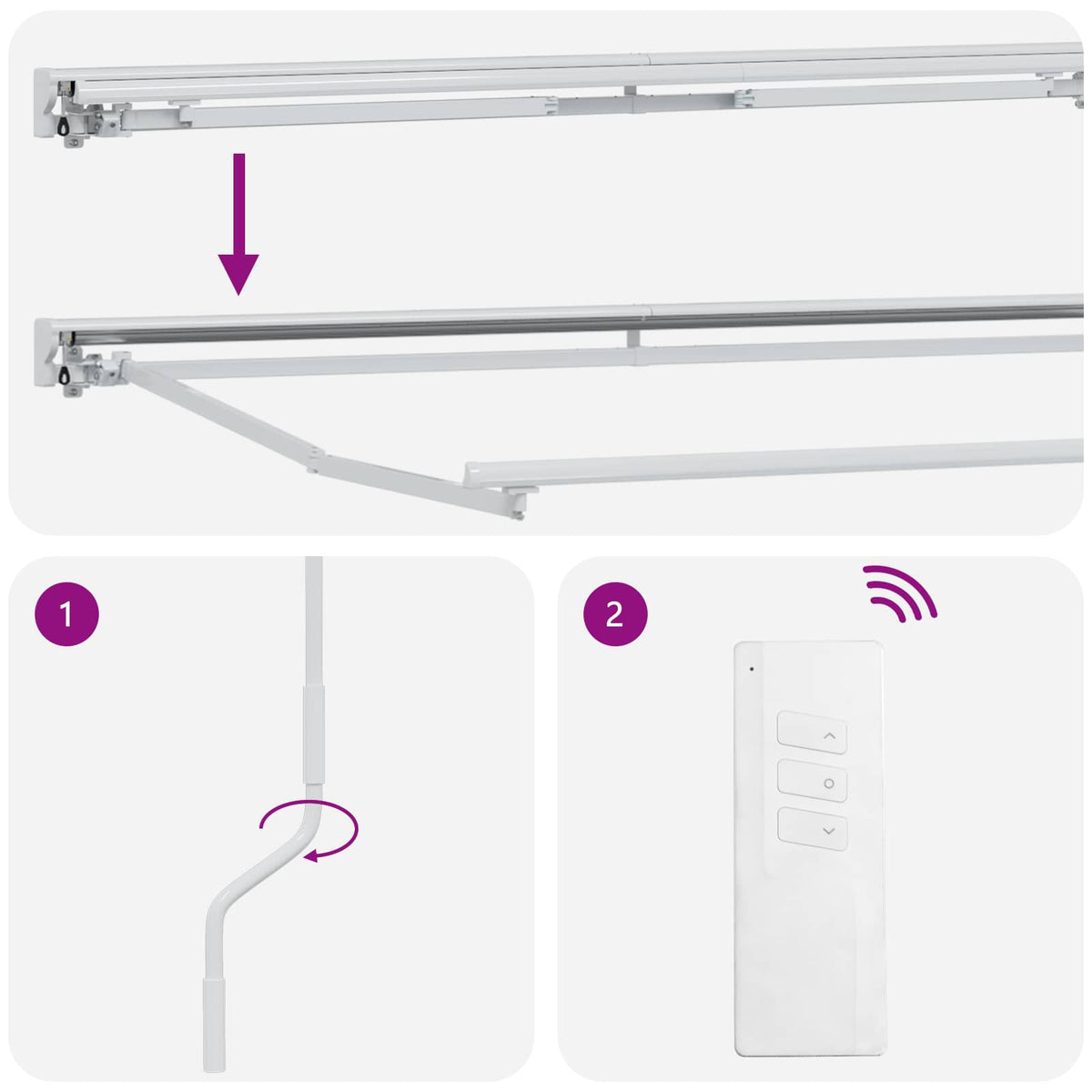 vidaXL Electric Retractable Awning Red and White 4.5 x 3 m