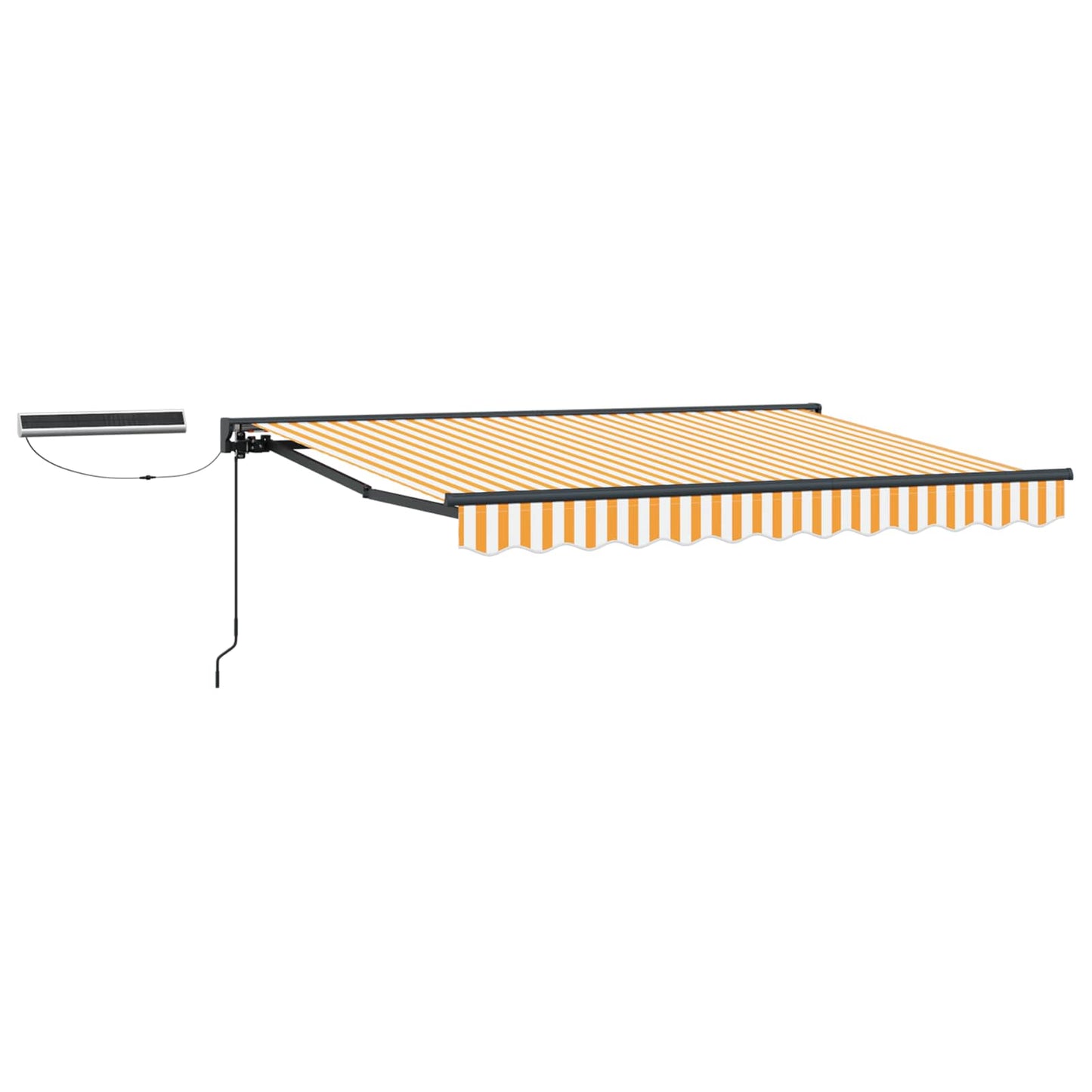 vidaXL Electric Retractable Awning 3 x 2 m Polyester with PU coating