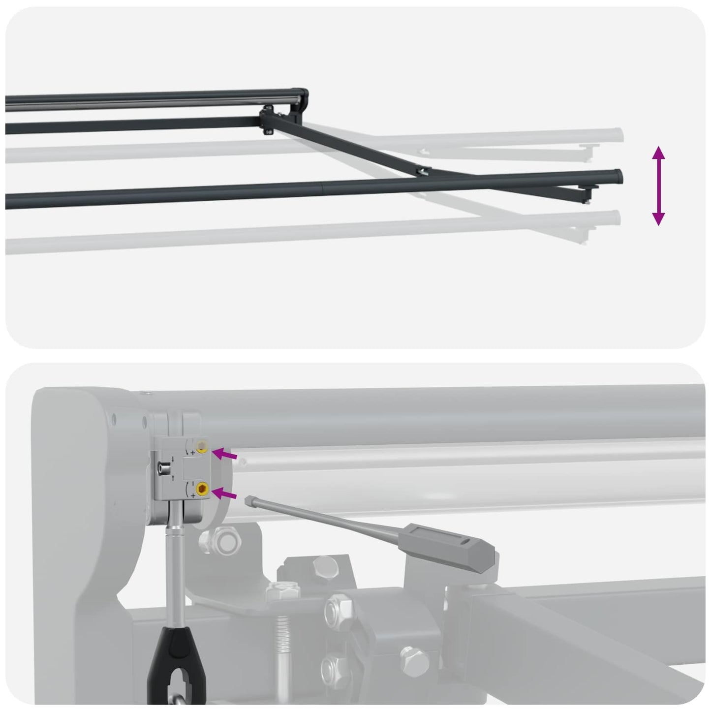 vidaXL Electric Retractable Awning Beige and Anthracite 3.5 x 2 m