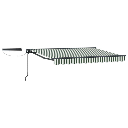 vidaXL Electric Retractable Awning 3.5 x 2 m Polyester with PU coating