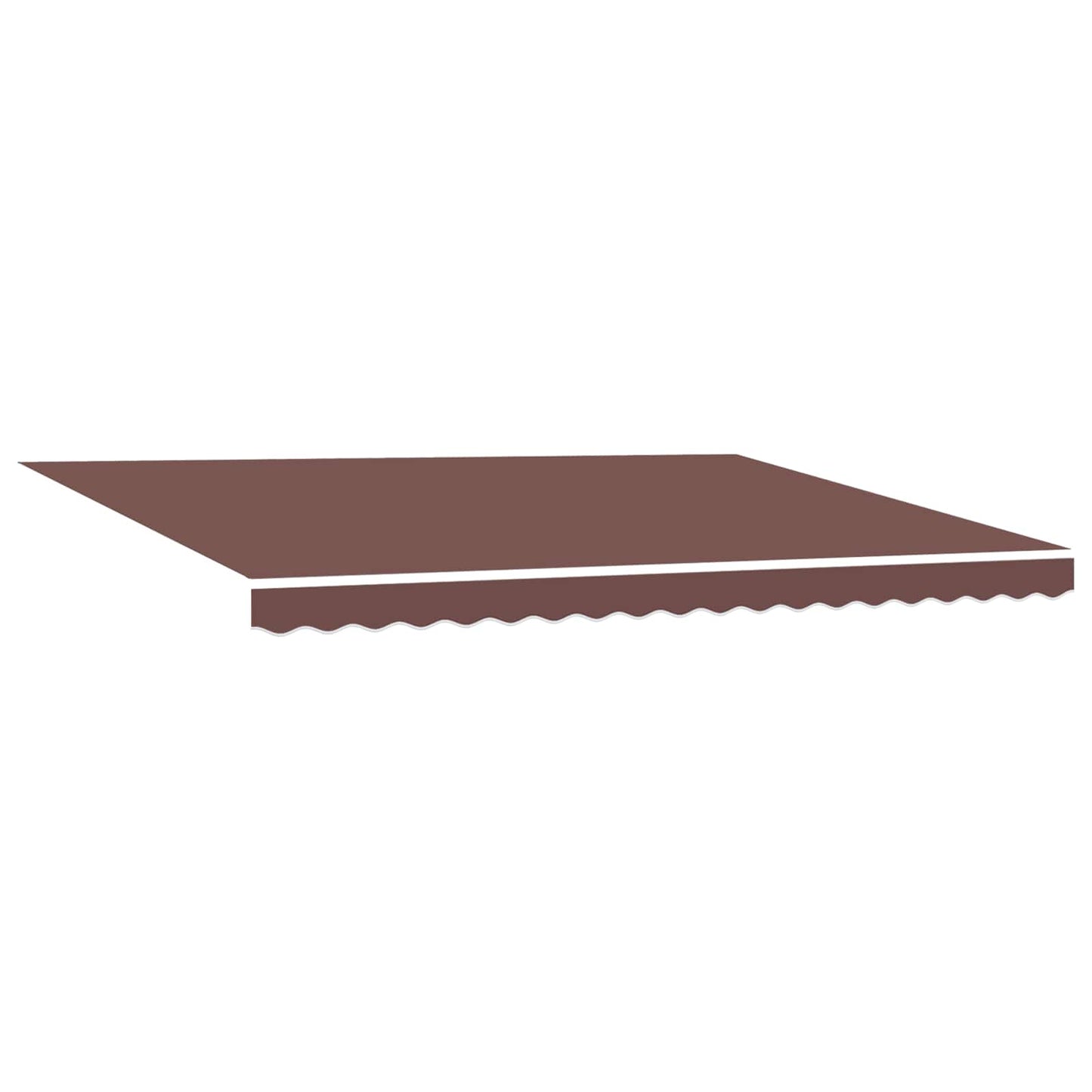 vidaXL Electric Retractable Awning Brown and Anthracite 4 x 2 m