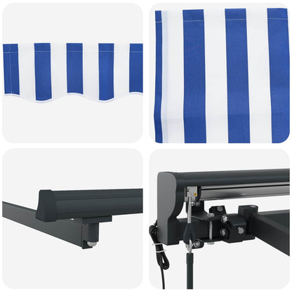 vidaXL Electric Retractable Awning 3.5 x 2.5 m