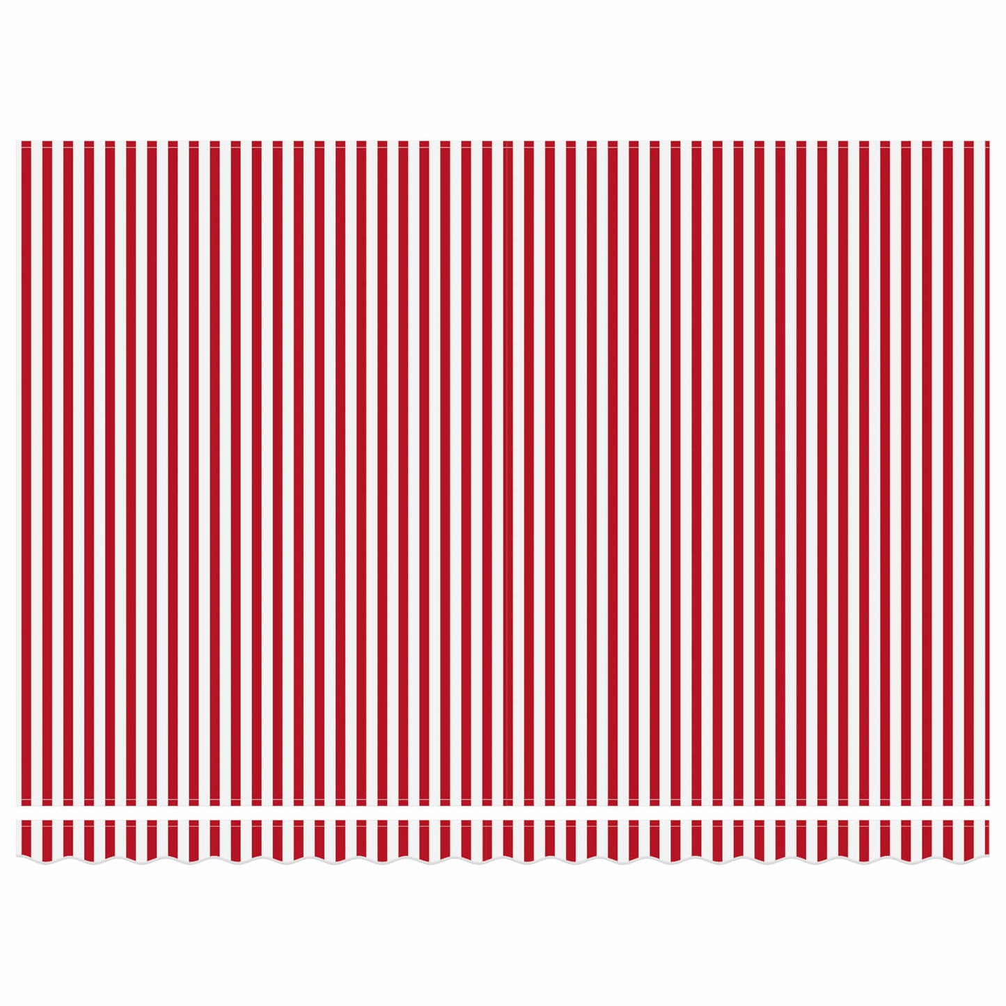 vidaXL Electric Retractable Awning Red, White and Anthracite 4 x 3.5 m