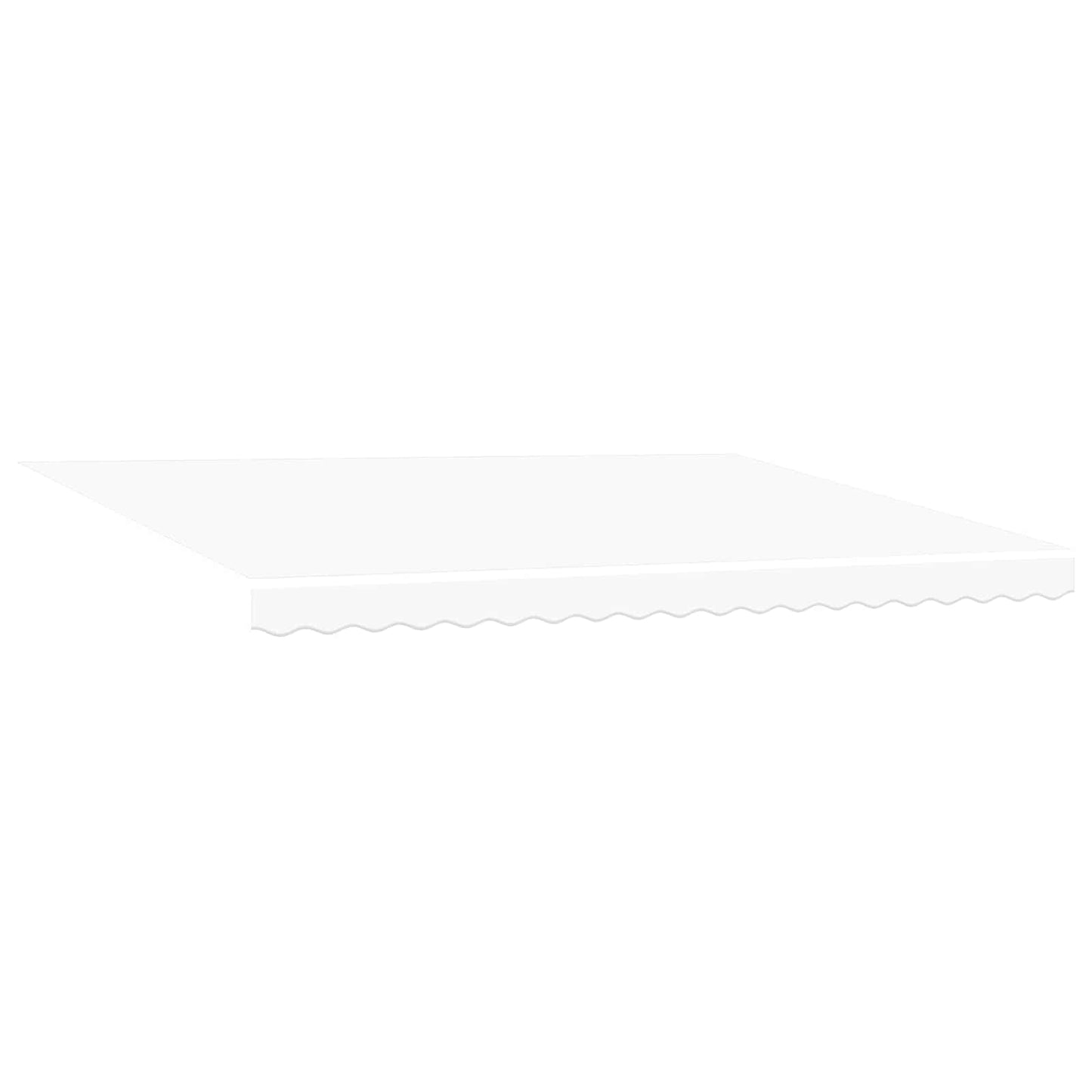 vidaXL Electric Retractable Awning White and Anthracite 4.5 x 3.5 m